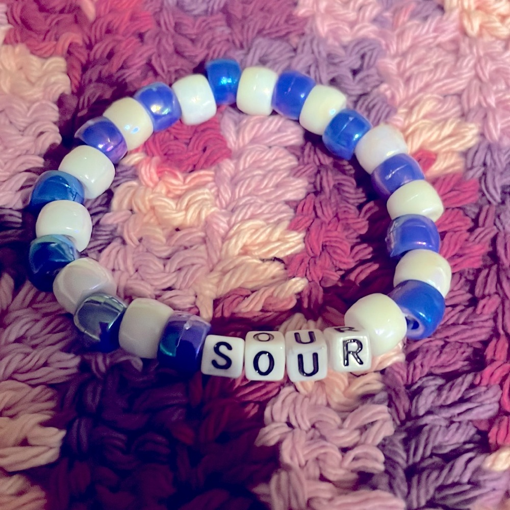 Olivia Rodrigo’s Album Sour Based Bracelet
